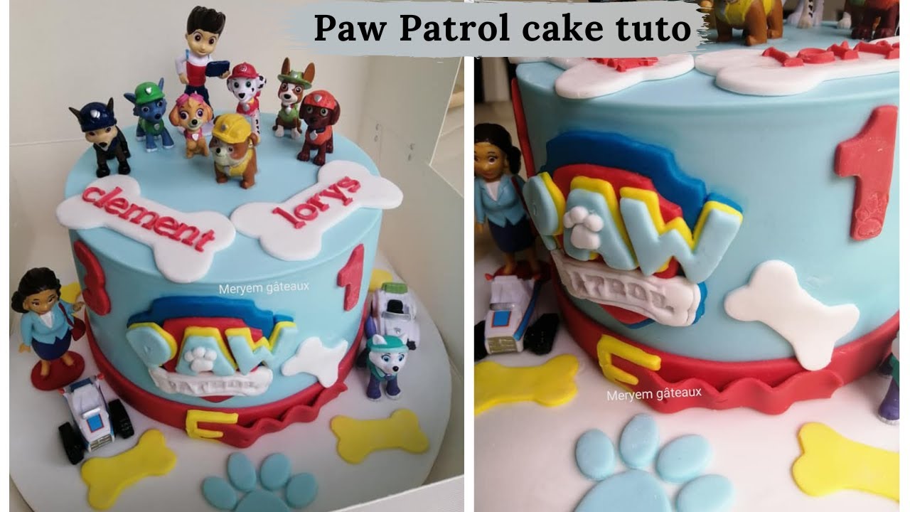 Paw patrol cake tuto rapide 