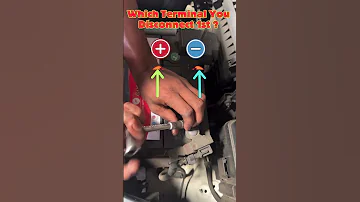 Which Car Battery Terminal To Disconnect First 