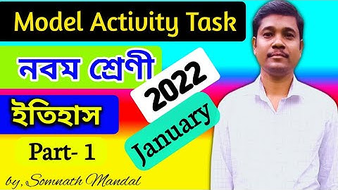 Class 9 History Model Activity Task Part 1 (January) // Wbbse Model Activity Task 2022