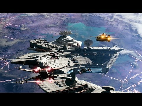 Видео: Гледайте цял мач на Star Wars Battlefront 2 Starfighter Assault