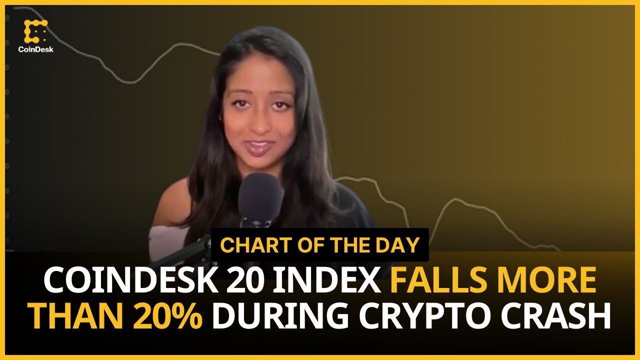 CoinDesk 20 Index Fell More Than 20% During Overall Crypto Market Crash |  Chart of the Day