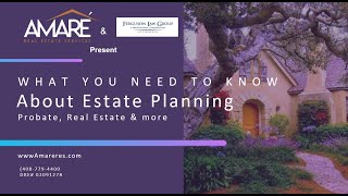 MHCoC BizDev Webinar Series: Amare Real Estate on Wills, Trusts, and Estate Planning
