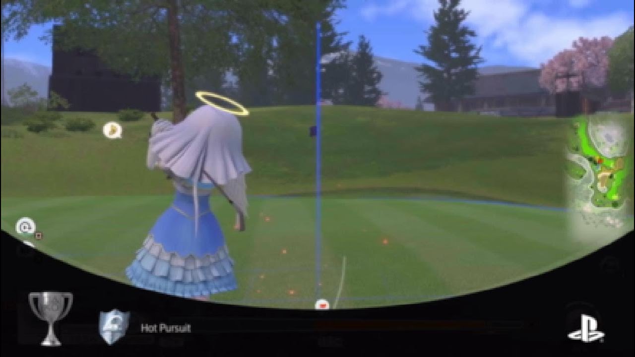 Everybody's Golf Hot Shots - Hot Pursuit Trophy " Homing Shot "