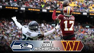 Seattle Seahawks vs Washington Commanders Game Highlights | 2026 NFL Season Week 3 Update