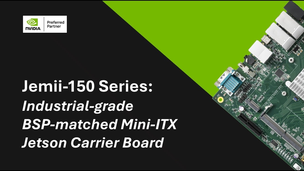 Jemii-150 Mini-ITX Jetson Orin Nano Platform | Industrial Edge AI
