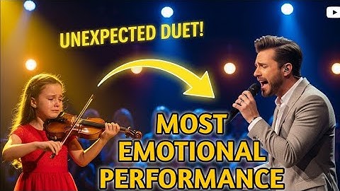 UNEXPECTED DUET BREAKS THE INTERNET! Little Violinist Makes Entire Audience CRY 😭 | Emotional AGT 