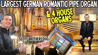 LARGEST GERMAN ROMANTIC PIPE ORGAN & 4 HOUSE ORGANS! KEVELAER, GERMANY - SCOTT BROTHERS DUO ON TOUR! by scottbrothersduo 13,622 views 12 days ago 20 minutes