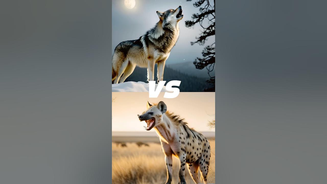 Wolf, Python, Hyena and Ostrich fight for the finals! #wolf #hyena # ...