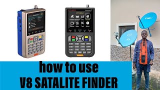 how to setup Gtmedia V8 satalite finder DVBS2 to search for signal @eddyelectrical7671