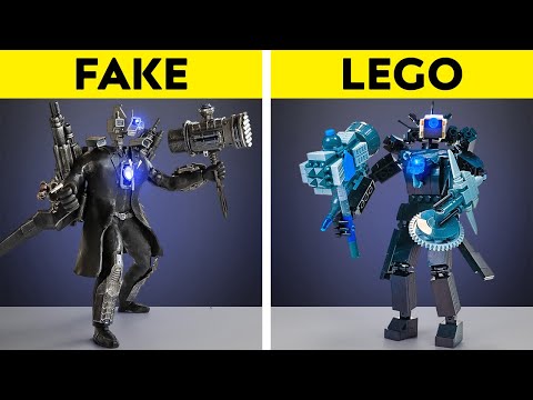 Fake Vs LEGO Titan Camera Man Edition Can You Guess Who Wins All Battles