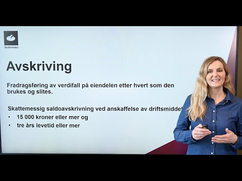 Video: Hva Er Avskrivning Av Anleggsmidler