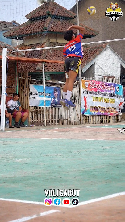 ANAK SMA PAMER LONCATAN SEDADA #volitarkamindo #volleyball #voligarut