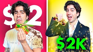 TACO DE $2 VS TACO DE $2000