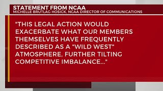 NCAA issues statement about lawsuit over NIL-recruiting bans