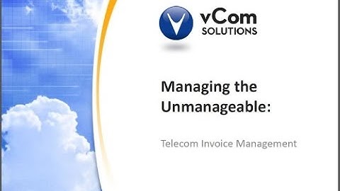 Telecom Lifecycle Management: Invoice Processing
