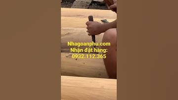 Cách làm nhà gỗ lục giác đẹp