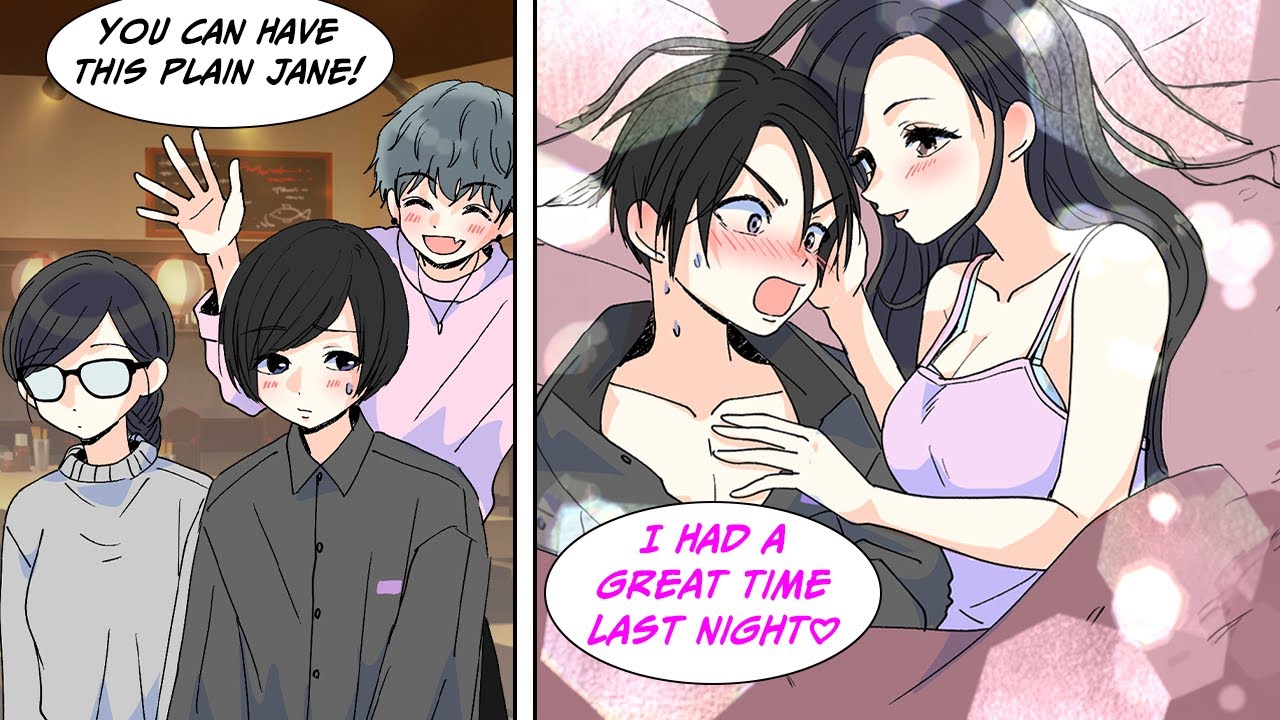 [Manga Dub] The plain girl at the matchmaking party came home with me, but the next morning...!?