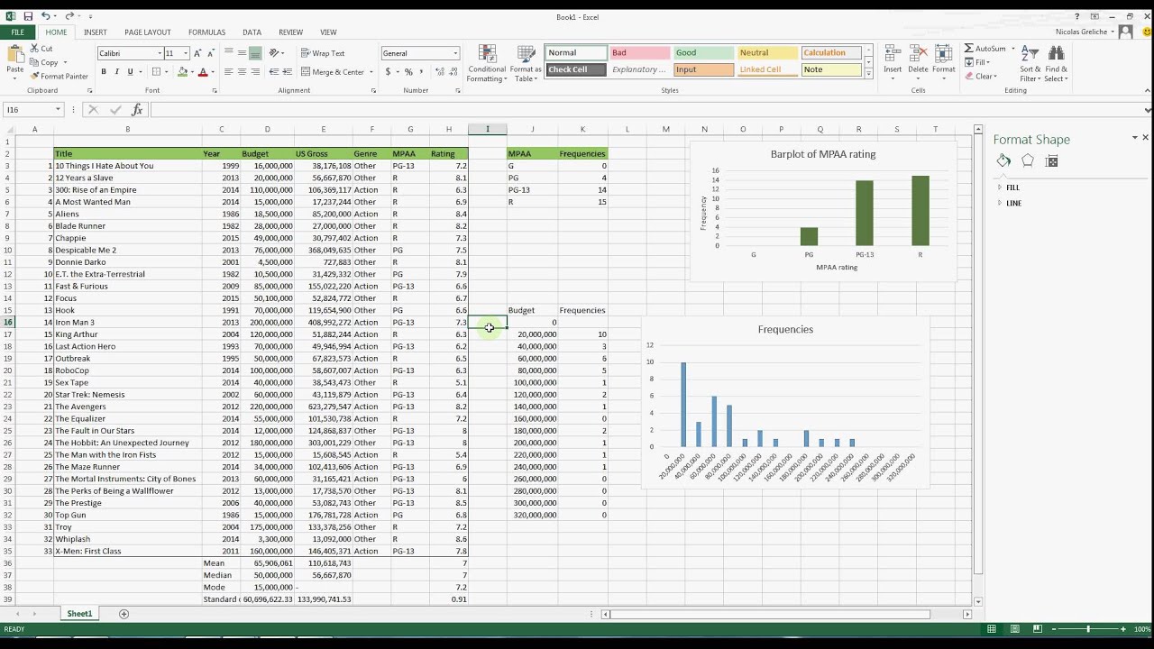 learn excel online data analysis