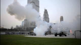 Dubai Ramadan 2015 Iftar gun at the Burj Khalifa