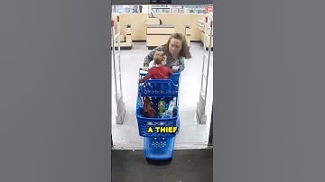Anti theft shopping cart 🛒 #shorts