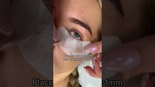 Eyelash Technician Tips - How To Apply Eye Pads