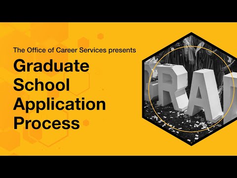 Graduate School Application Process
