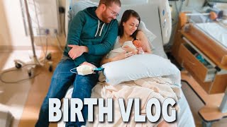 BIRTH VLOG! // Our Baby's Labor & Delivery Story ✨ magical & emotional!