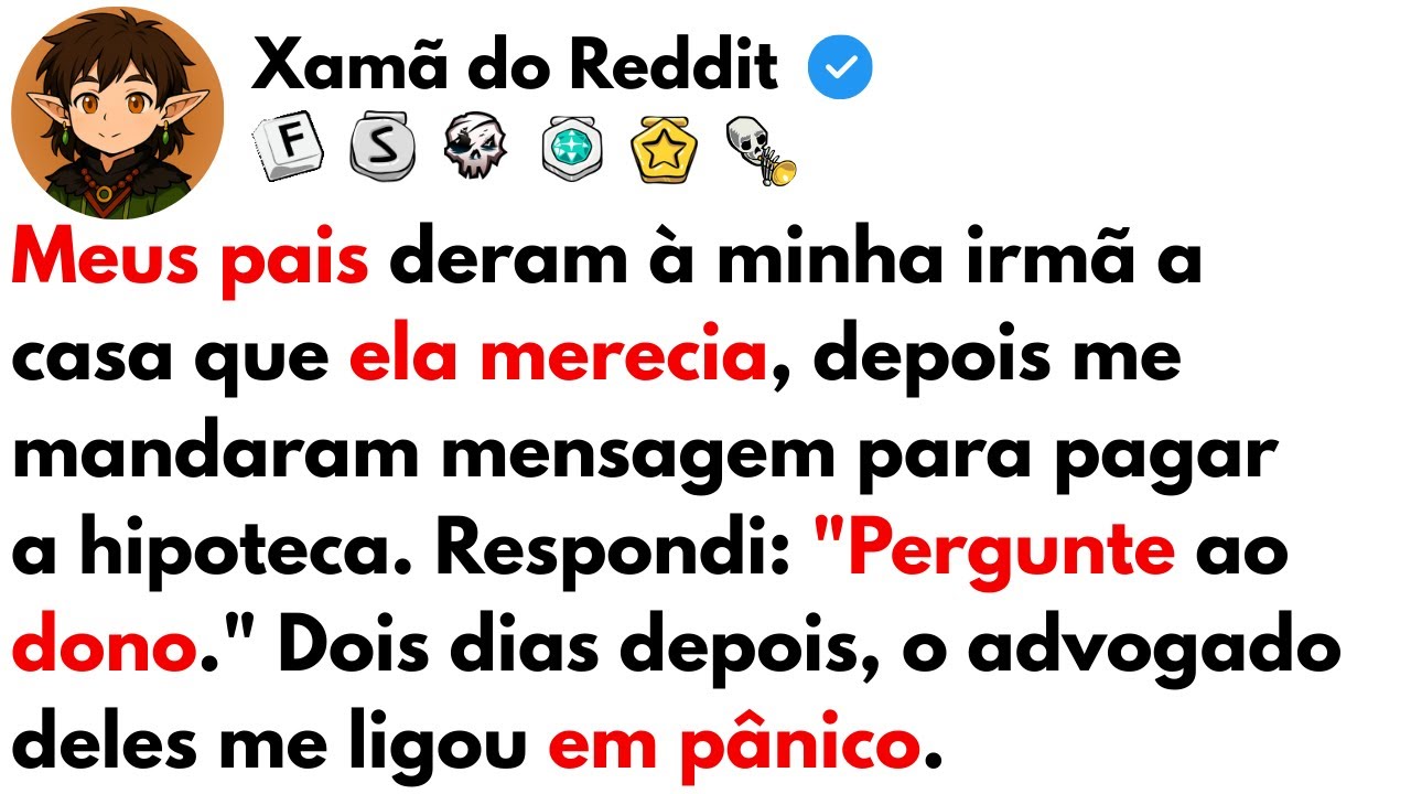 [HISTÓRIA COMPLETA] Meus pais deram à minha irmã a casa que ela merecia, depois me mandaram mensagem