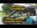 Cop Refuse To Tell Him Why He Stopped Him Until He Gets His ID