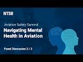 Ntsb safety summit  navigating mental health in aviation panel 3