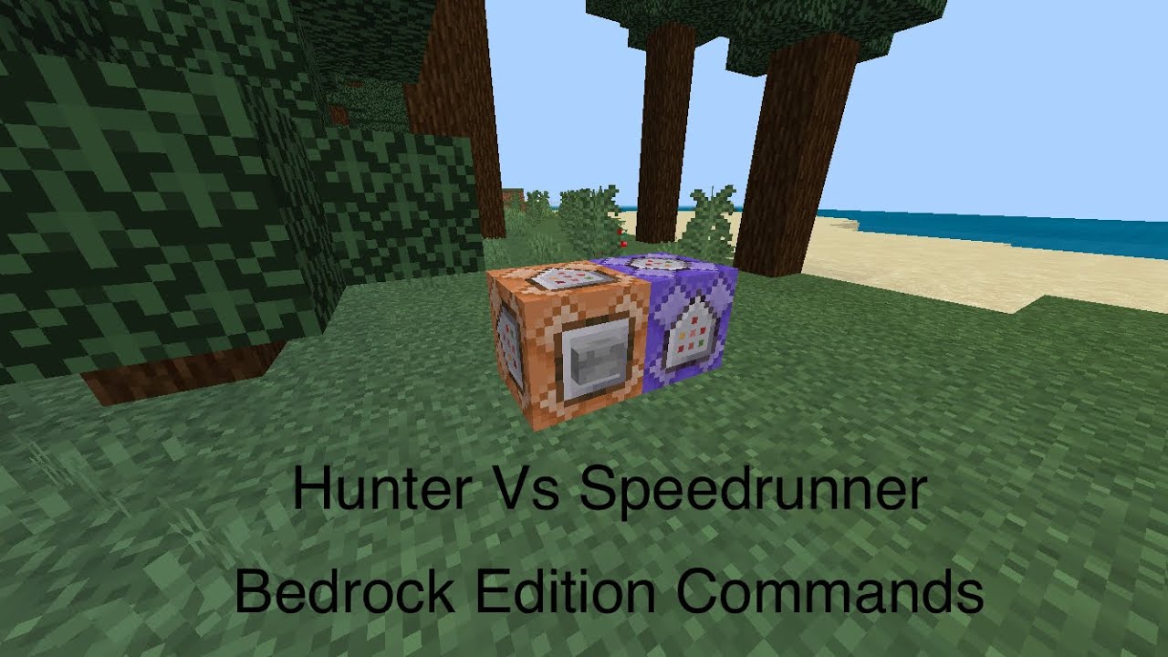 Hunter Vs Speedrunner Commands For Mcpe Youtube