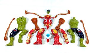 avengers superhero toys.. hulk smash vs siren head vs hulk buster.. merakit mainan..