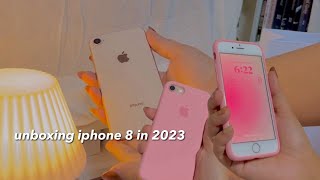 unboxing iphone 8  in 2023 ✨ philippines // kym