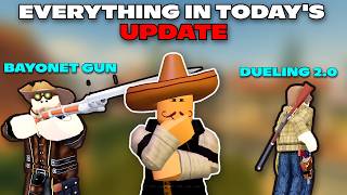 EVERYTHING In Today's TWW Update! | The Wild West Roblox