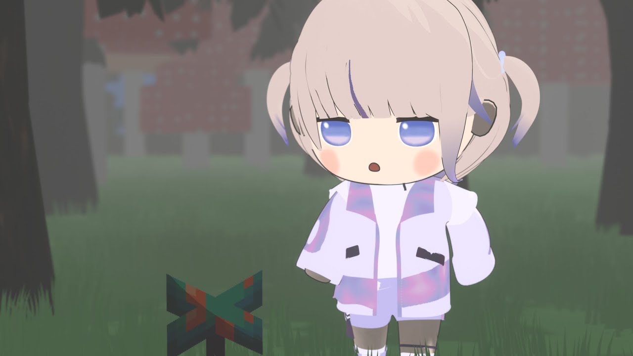 キノコと縁がある番長 Hajime found a mushroom in Minecraft【轟