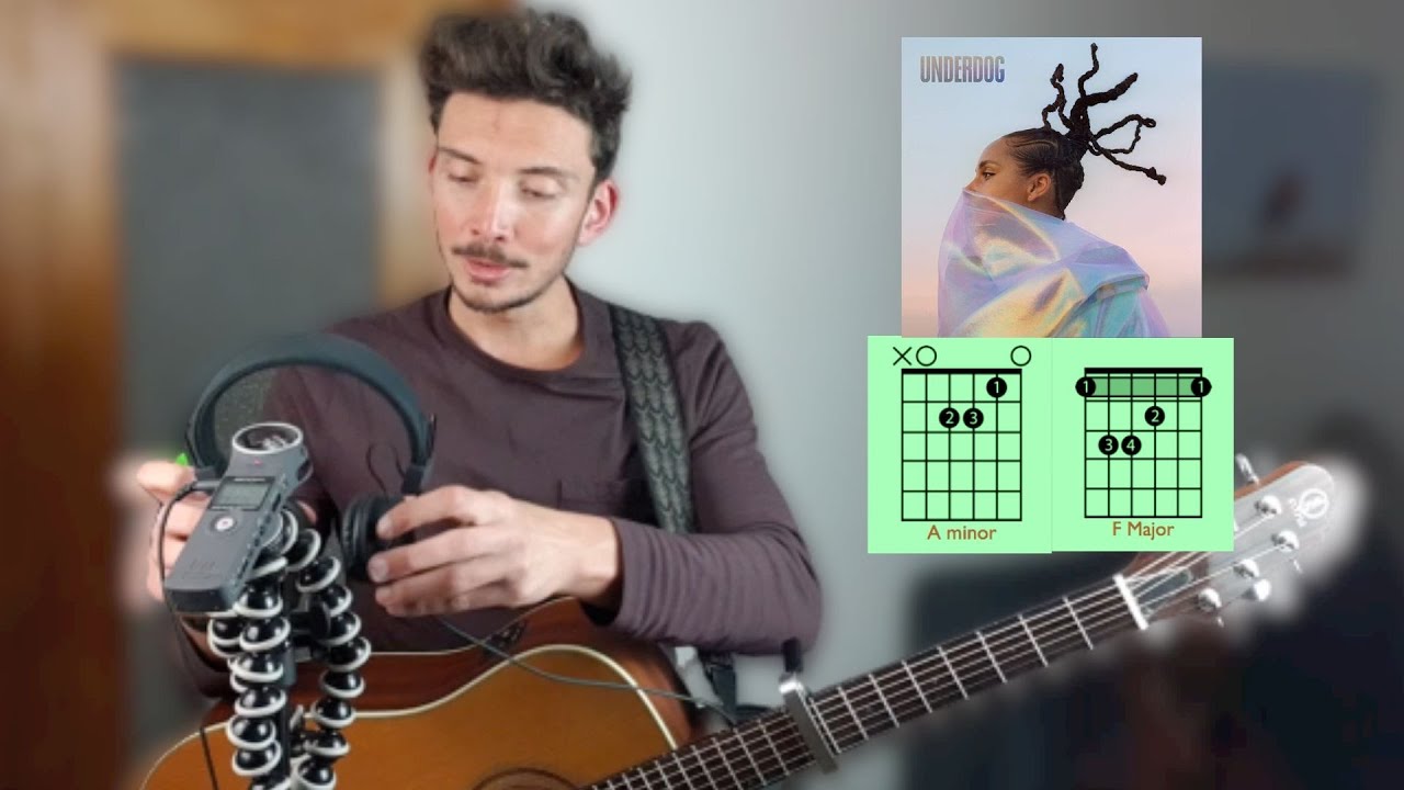 Underdog Alicia Keys Cover GuynoMusic (Accords) YouTube