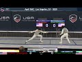 FINALS - Vet 60 Women's Foil Finals  (Love v Hennig-Trestman) -April NAC - Los Angeles, CA - 2025
