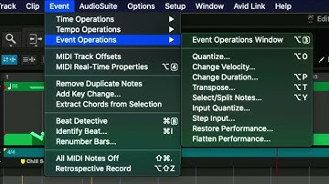 Transposing MIDI in Pro Tools