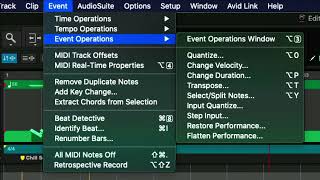 Transposing MIDI in Pro Tools