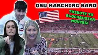 British Family Reacts | OSU Marching Band Tribute To Blockbuster Movies!