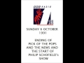 BBC RADIO 1 OCTOBER 1991  pick of the pops into PHILIP SCHOFIELD's show  PHILIP SCHOFIELD itv this m