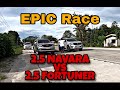 2.5 Navara VL vs 2.5 Fortuner | Epic Battle