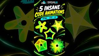 🔥JavaScript Animations You Need to See! #shorts #viralvideo #coding #css #javascript #3danimation