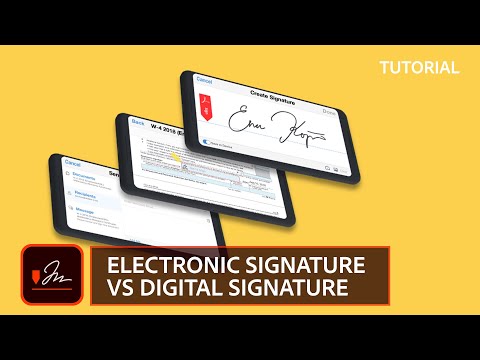 Video: Skillnaden Mellan Digital Signatur Och Elektronisk Signatur
