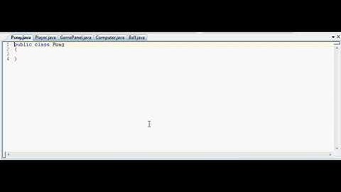 Java Game Tutorial - Pong 01 Intro