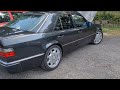 Mercedes W124 500E. Blauschwarz- Leder schwarz. Felgen - Rial ARC M800.