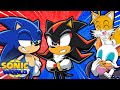 SONIC ANNOYS SHADOW ! | Sonic Shadow and Rouge Play Sonic World (FT Tails)