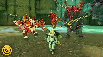 Fighting 3 Lynels At Once, Damage-less | Zelda Tears of the Kingdom Gameplay