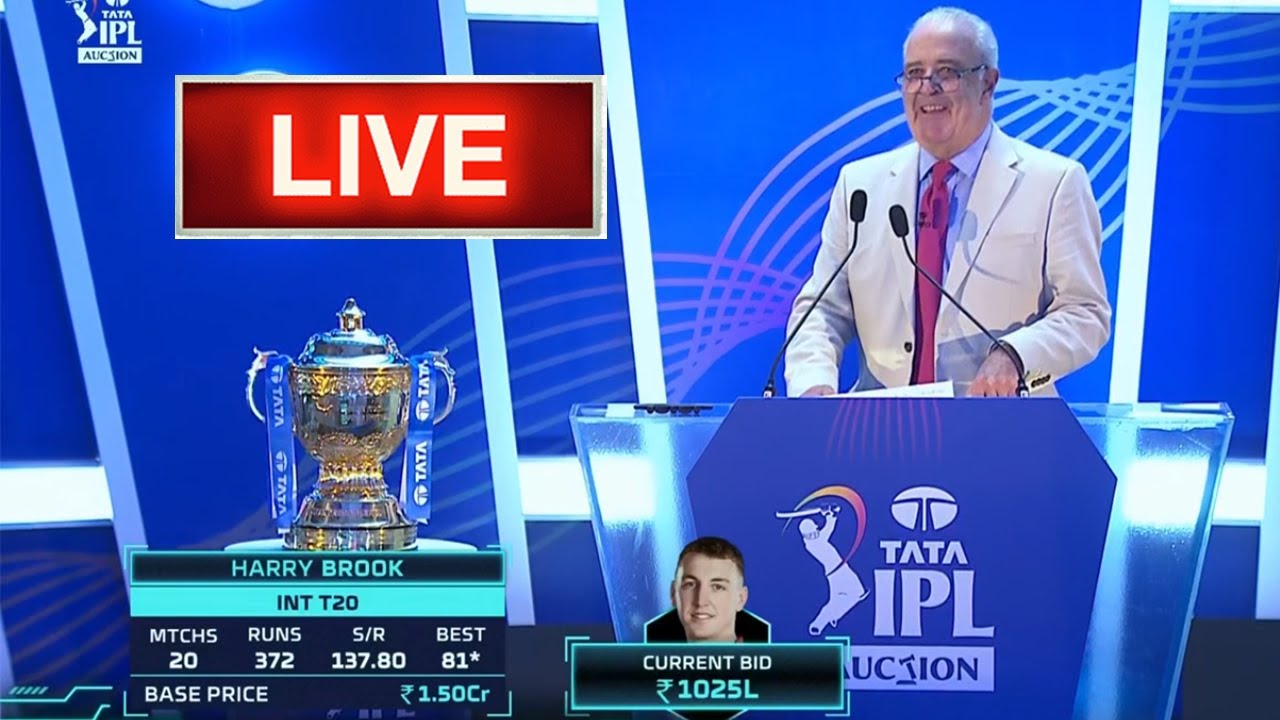 🔴IPL 2023 Auction Live Tata IPL 2023 Auction Live Streaming, IPL 2022 Auction Live, IPLAuction Live