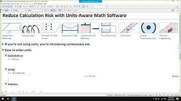 Units in Engineering and Scientific Calculations